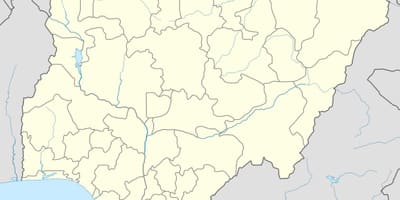 Карта апустыньвання ў Нігерыі