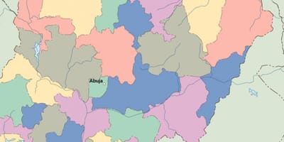 Карта рэдагуемыя Нігерыі